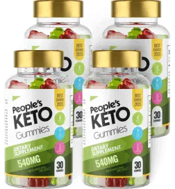 People's Keto Gummies 4 Bottles